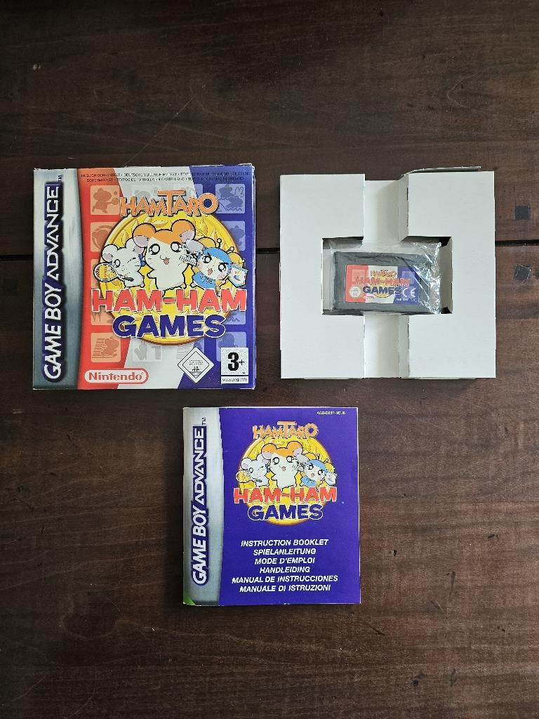 Hamtaro Ham-Ham Games Nintendo Gameboy Advance cib, Spelcomputers en Games, Games | Nintendo Game Boy, Zo goed als nieuw, Avontuur en Actie
