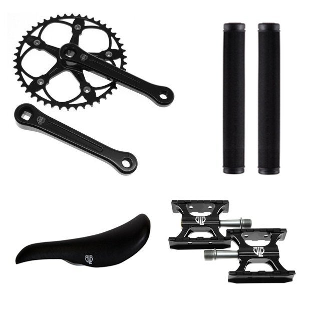 Fixed gear set, zwart, Fietsen en Brommers, Fietsonderdelen, Nieuw, Overige typen, Overige materialen, Ophalen of Verzenden