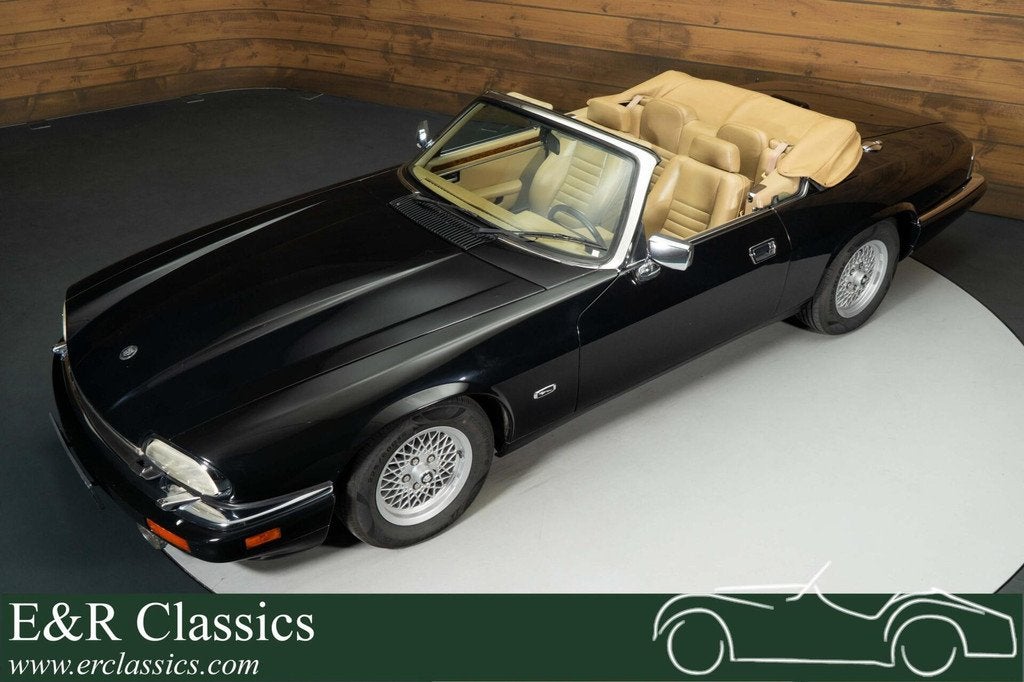 Jaguar XJS Cabriolet | 1994, Auto's, Oldtimers, Bedrijf, Te koop, Lederen bekleding, Open dak, Jaguar, Benzine, Cabriolet, Automaat