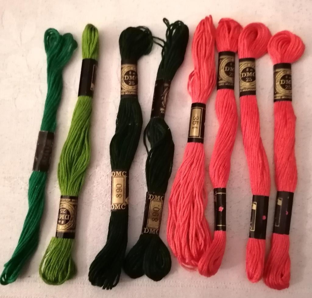 Borduurgaren DMC 25 per streng 8 meter per stuk € 0,80, Ophalen of Verzenden, Nieuw, Handborduren, Borduurgaren of Zijde