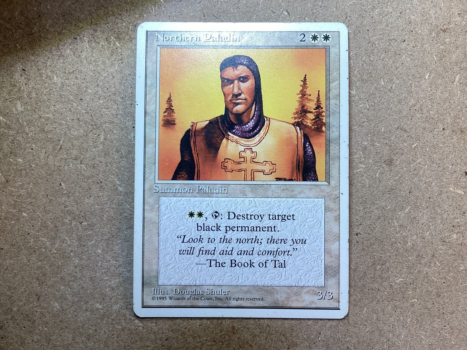 1x Northern Paladin (Light Played), Ophalen of Verzenden, Gebruikt, Losse kaart