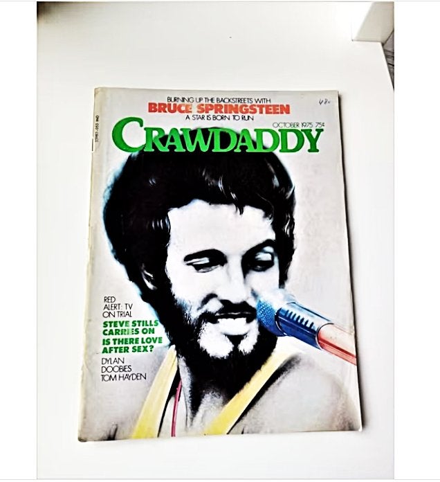 Crawdaddy Magazine Okt 1975 - Bruce Springsteen Cover, Ophalen of Verzenden, Gelezen, Muziek, Film of Tv