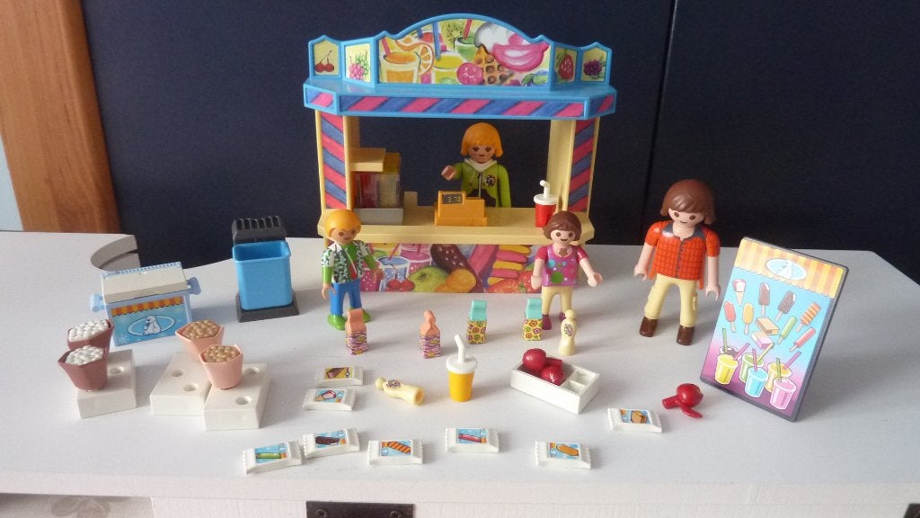 playmobil kermis snoepkraam en blikgooien samen €12,50, Ophalen of Verzenden