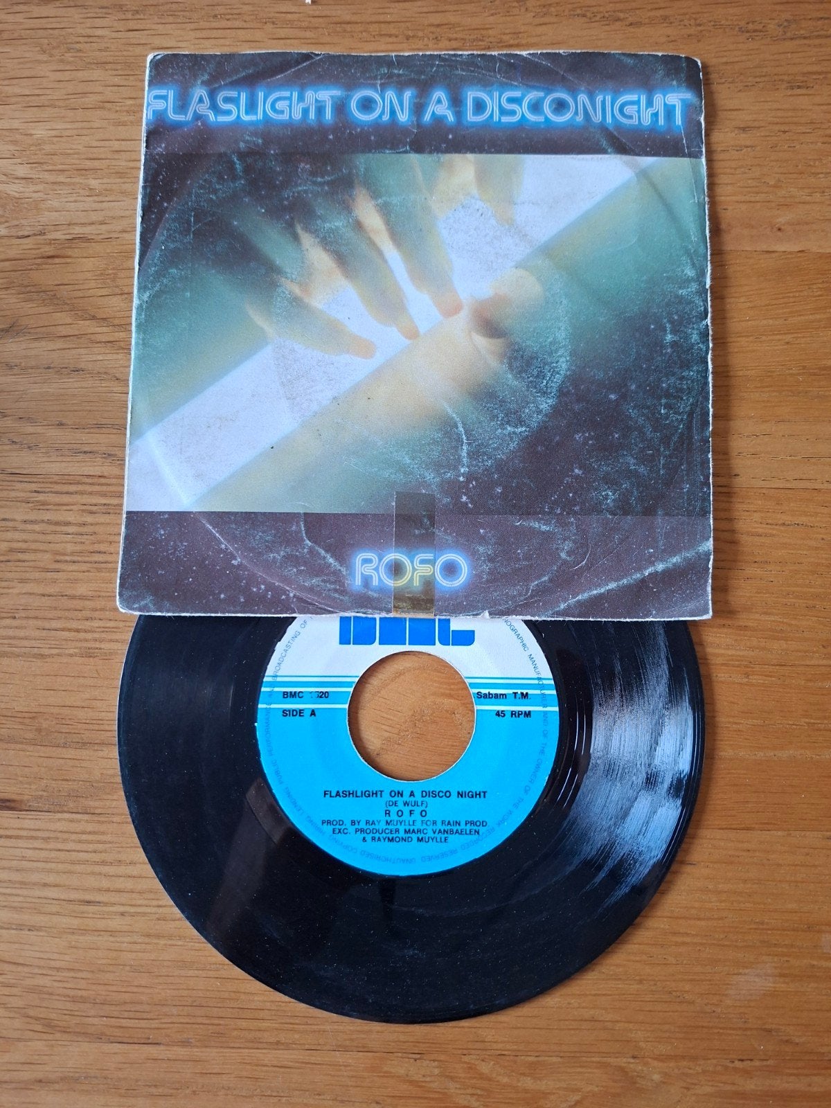 ROFO - Flashlight on a Disconight 7 inch vinyl single, Gebruikt, 7 inch, Ophalen of Verzenden, EP