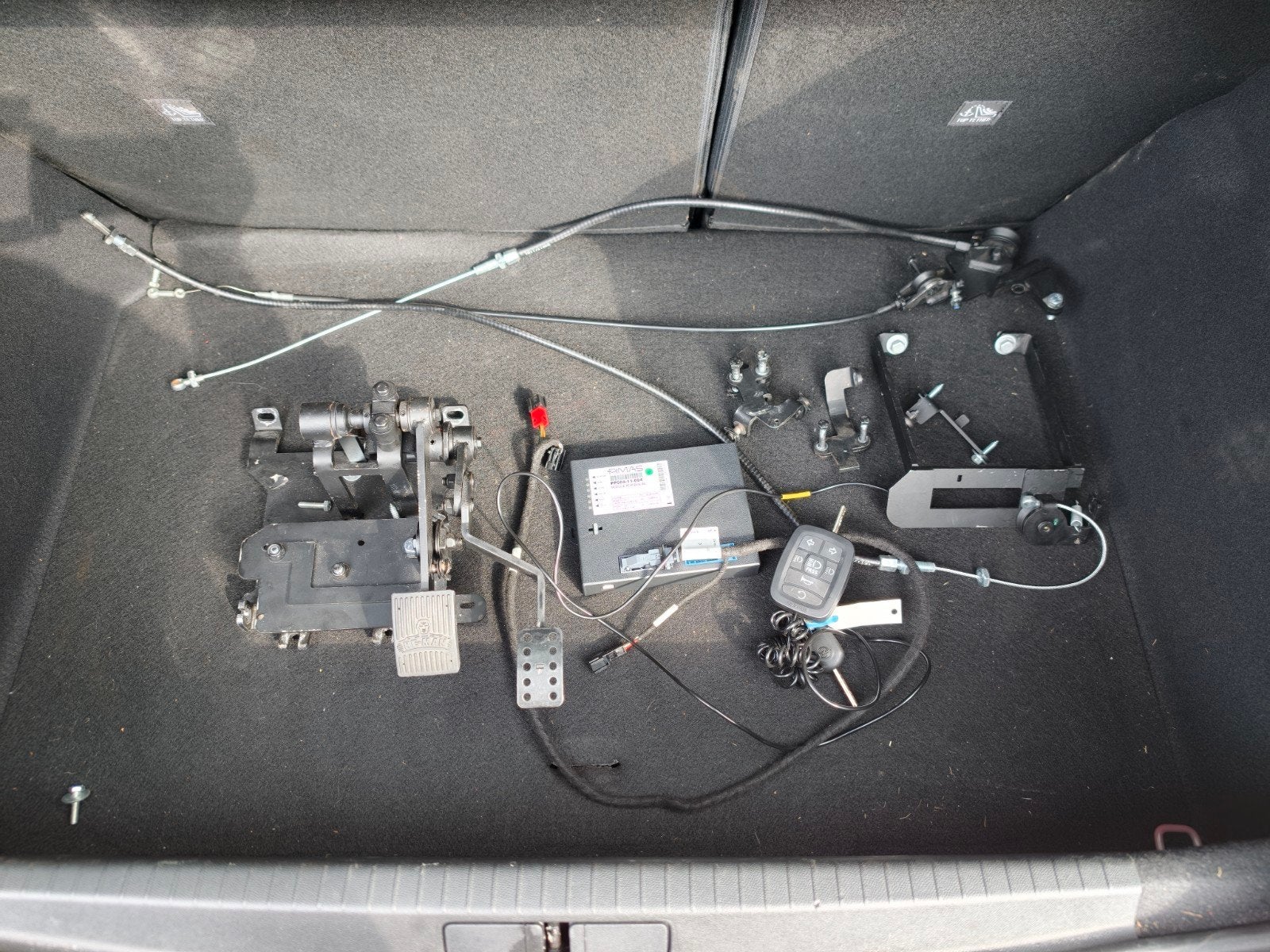 HE-MAN dubbele bediening automaat lesauto – compleet met PIM, Auto diversen, Ophalen of Verzenden, Zo goed als nieuw
