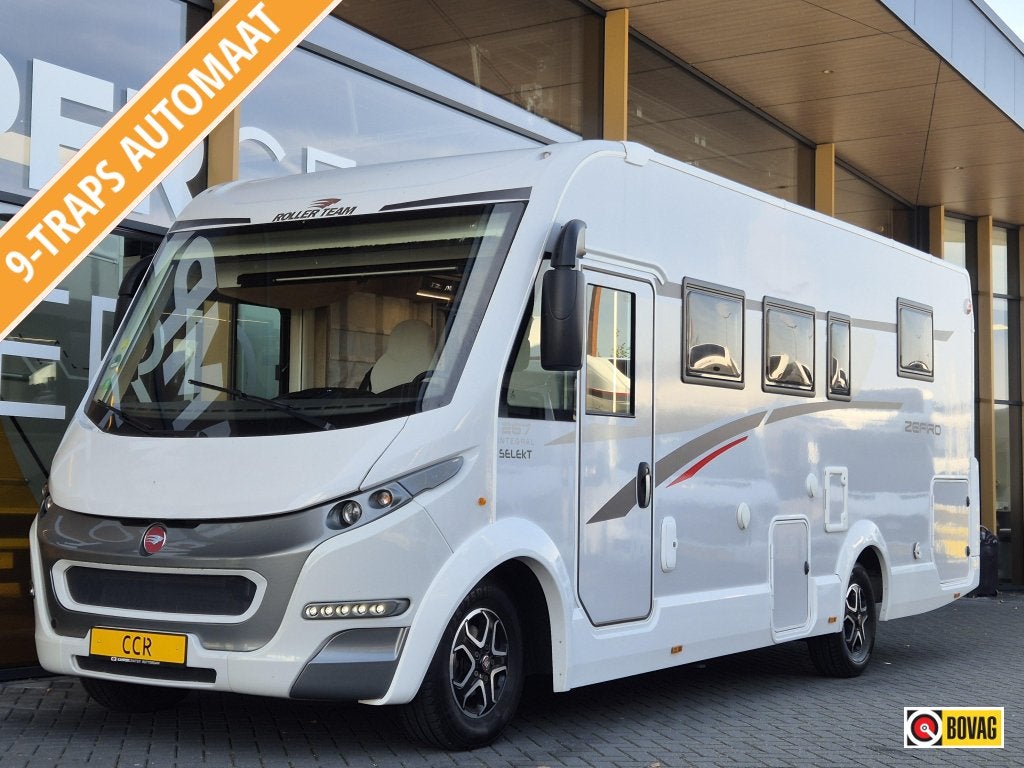 Roller Team Zefiro 267 Automaat face to face, Airbags, 10 meter en meer, Bedrijf, Diesel