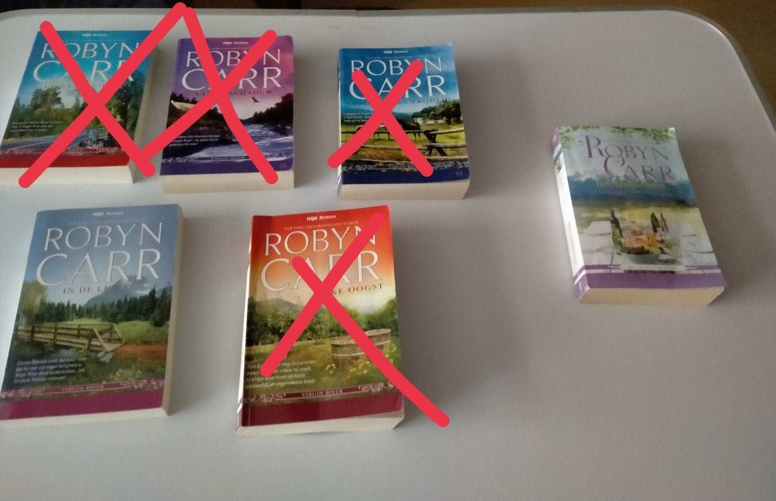 Boeken van Robyn Carr Virgin River, Sullivans Crossing, etc., Boeken, Ophalen of Verzenden, Gelezen