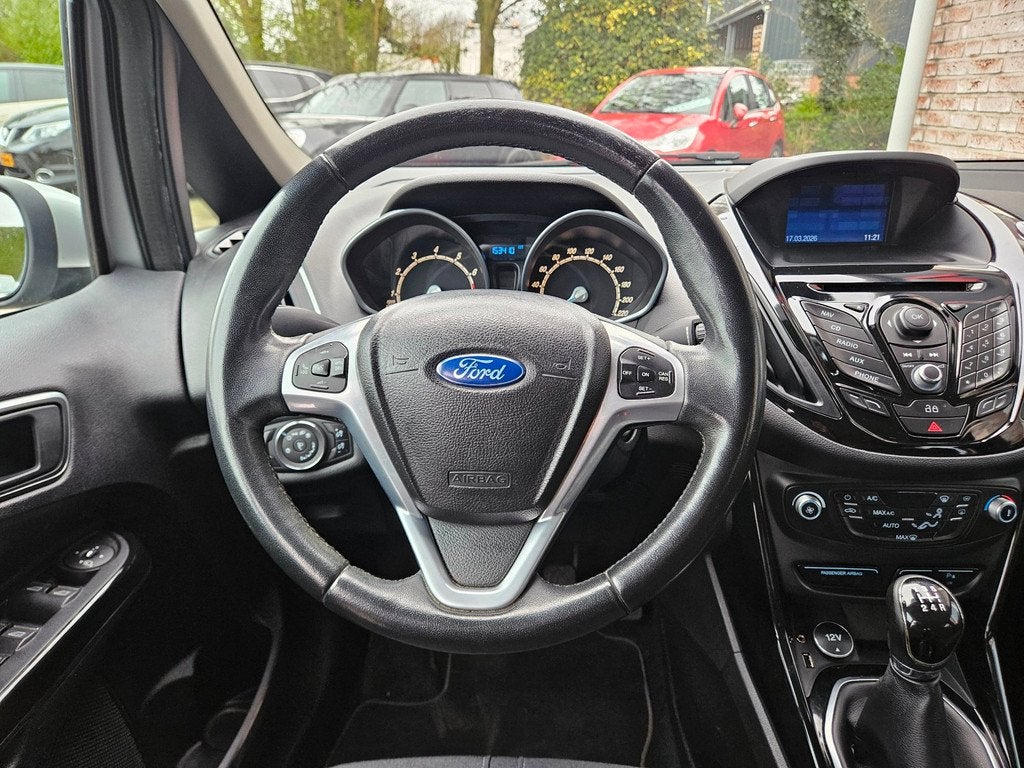 Ford B-Max 1.0 EcoBoost Titanium Trekhaak! PDC! Dealer Onder, Auto's, Ford, Voorwielaandrijving, Euro 5, 101 pk, Gebruikt