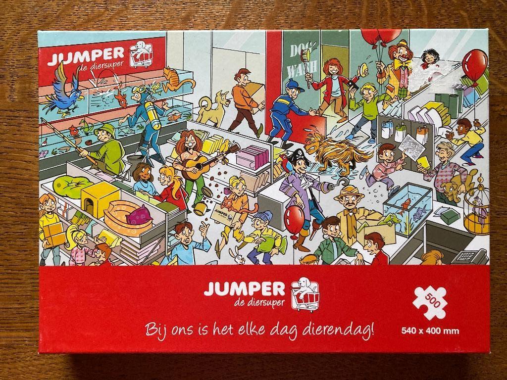 Puzzel legpuzzel - Jumper de diersuper - 500 pcs - zgan, Hobby en Vrije tijd, Denksport en Puzzels, Ophalen of Verzenden, 500 t/m 1500 stukjes