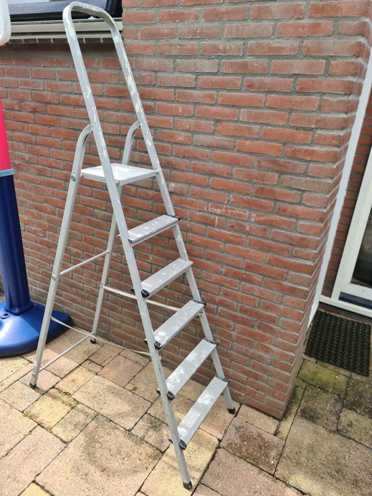 Trap 1.90 m, Doe-het-zelf en Verbouw, Ladders en Trappen, Ophalen, Gebruikt, Trap, Minder dan 2 meter