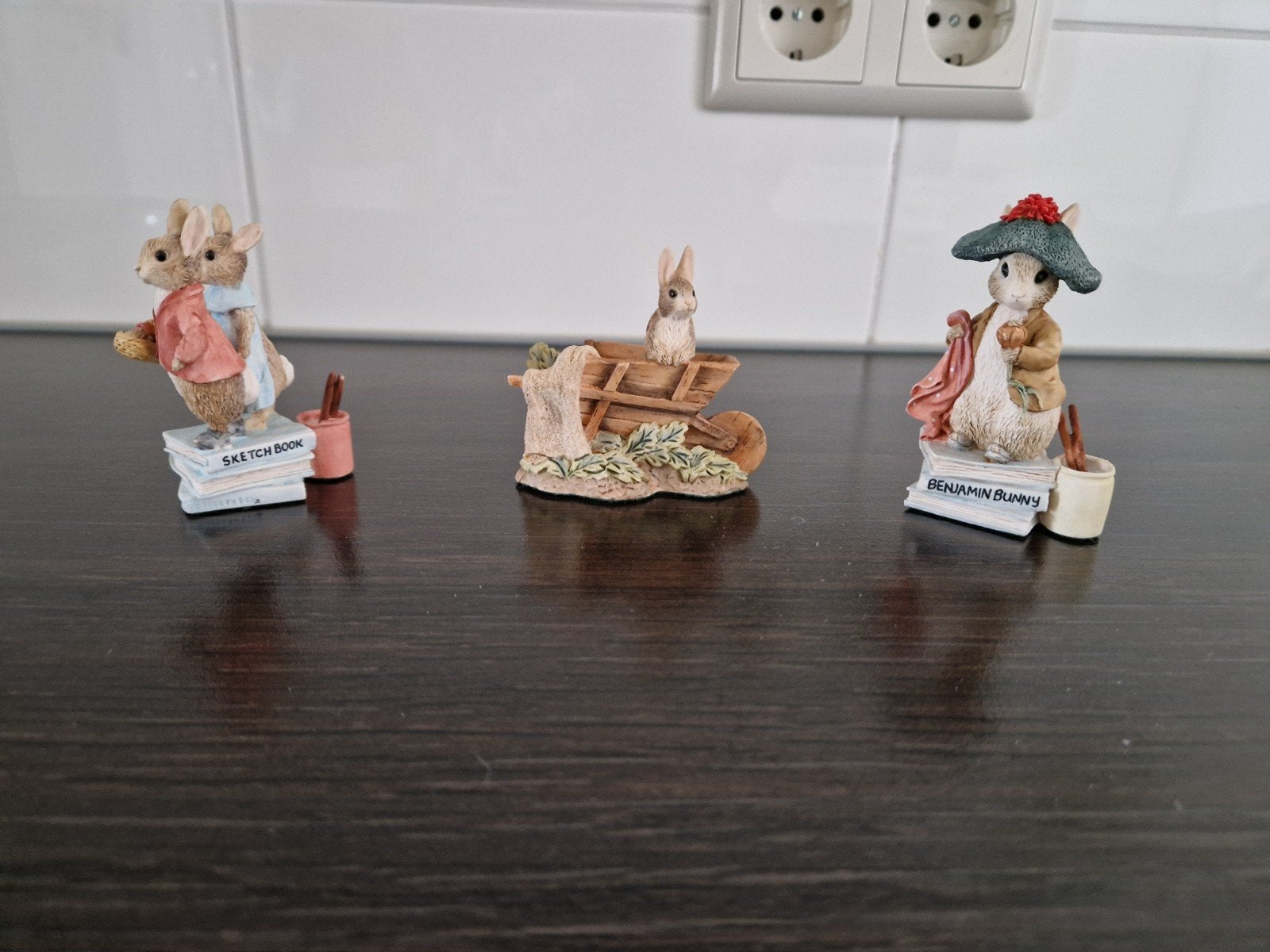 3 Beatrix Potter beeldjes - Jaren '90, Verzamelen, Ophalen of Verzenden, Zo goed als nieuw, Dier