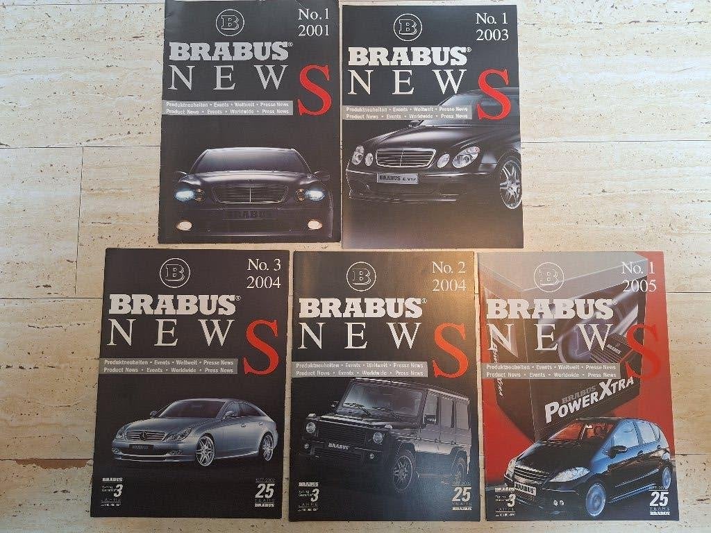 Mercedes Brabus News 5 stuks 2001 2003 2004 2005, Ophalen of Verzenden, Zo goed als nieuw, Mercedes