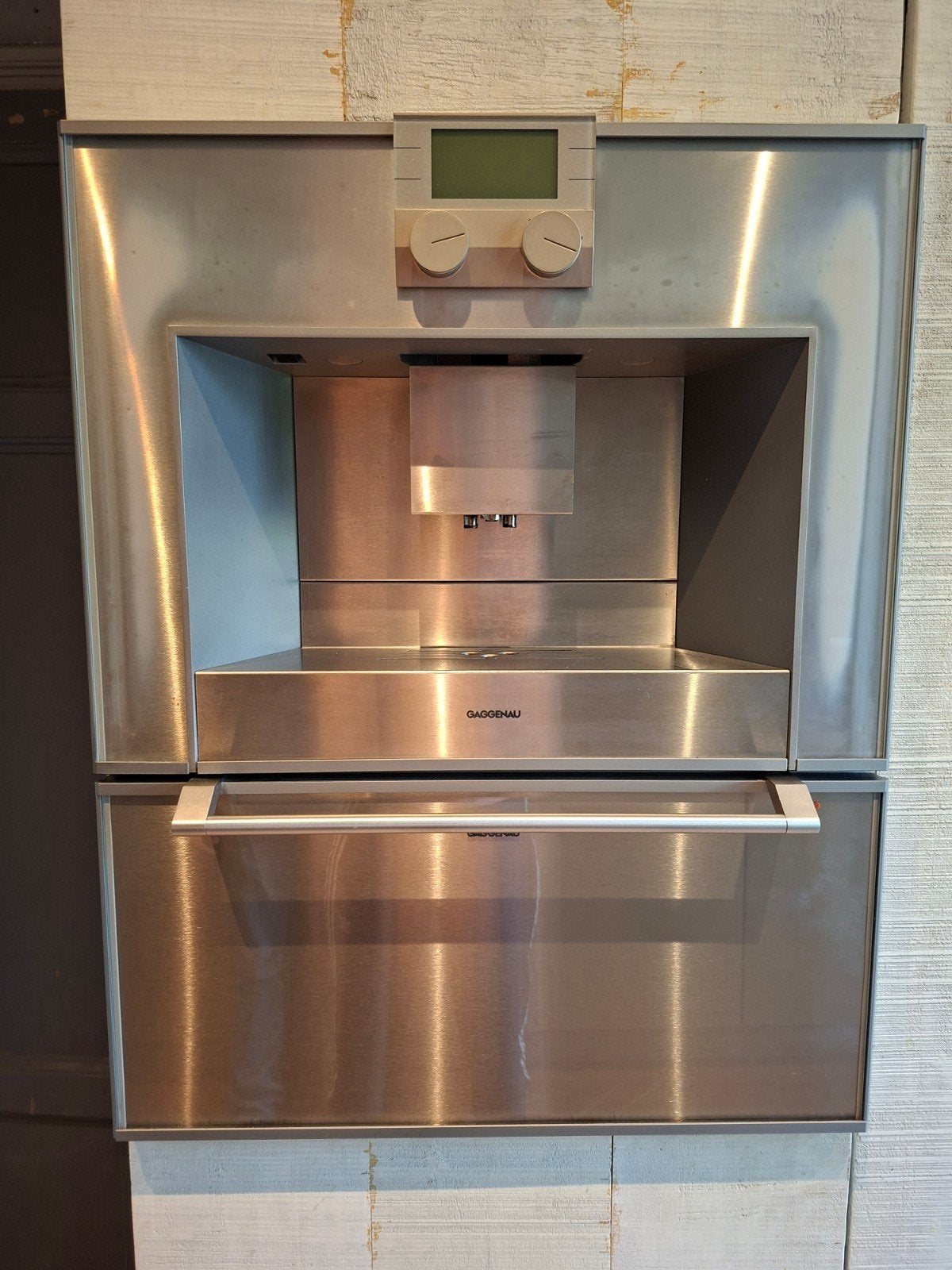 Gaggenau inbouwset: koffiezetapparaat, gasfornuis, warmhoud, Ophalen, Gebruikt, Koffiemachine, Koffiebonen