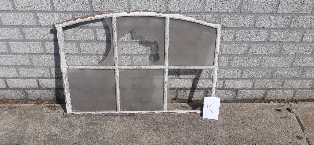 Groot gietijzeren raam 100x70 cm, Doe-het-zelf en Verbouw, Glas en Ramen, Ophalen, Gevelraam of Ruit, Gebruikt, Minder dan 80 cm