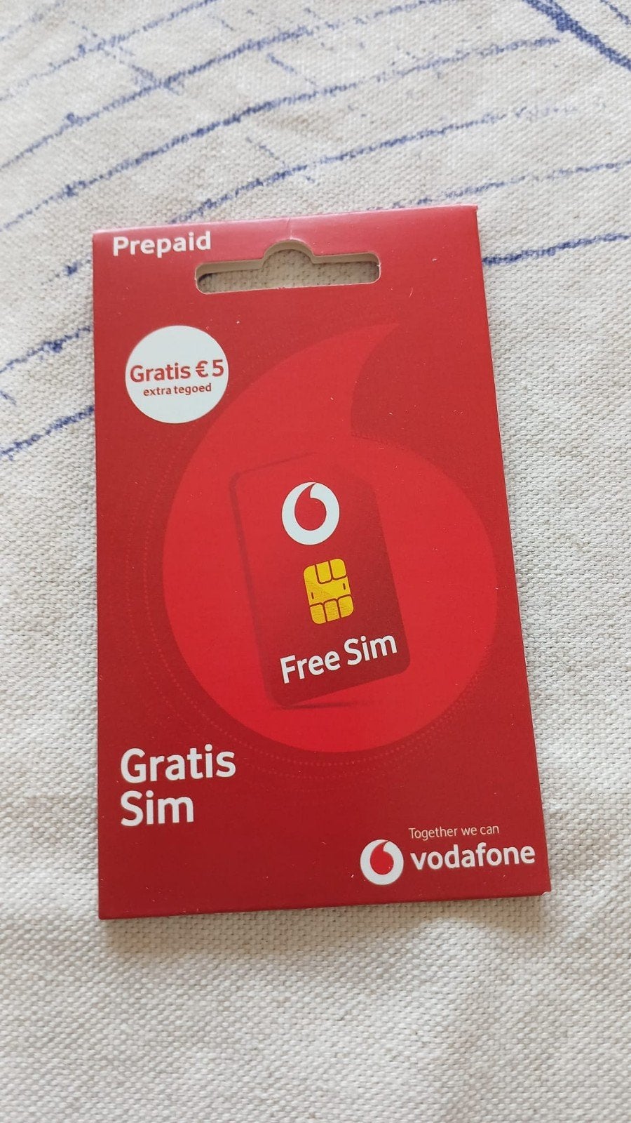 partij 200 stuks Vodafone prepaid simkaart, Telecommunicatie, Prepaidkaarten en Simkaarten, Verzenden, Nieuw, Vodafone, Simkaart