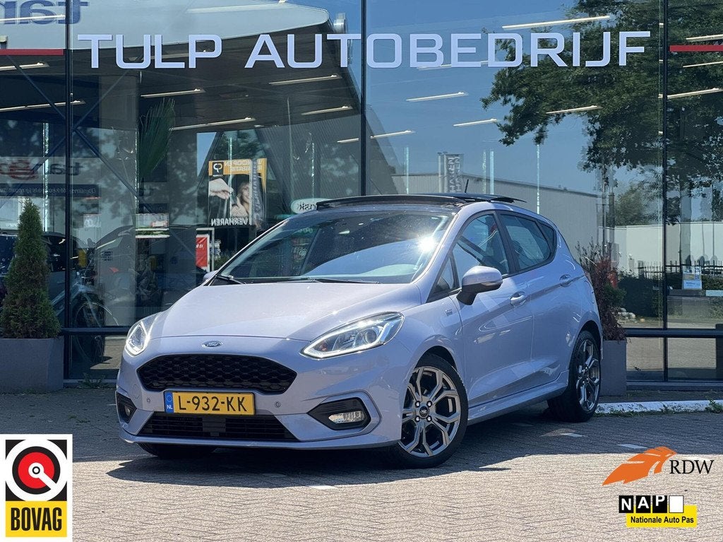 Ford Fiesta 1.0 EcoBoost Hybrid ST-Line Full options NAP, Voorwielaandrijving, 94 pk, Stof, Gebruikt
