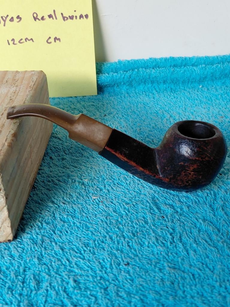 Zeer fraai KAYOS Real Briar rookpijpje, 12 cm, Verzamelen, Ophalen of Verzenden, Gebruikt, (Water)pijp