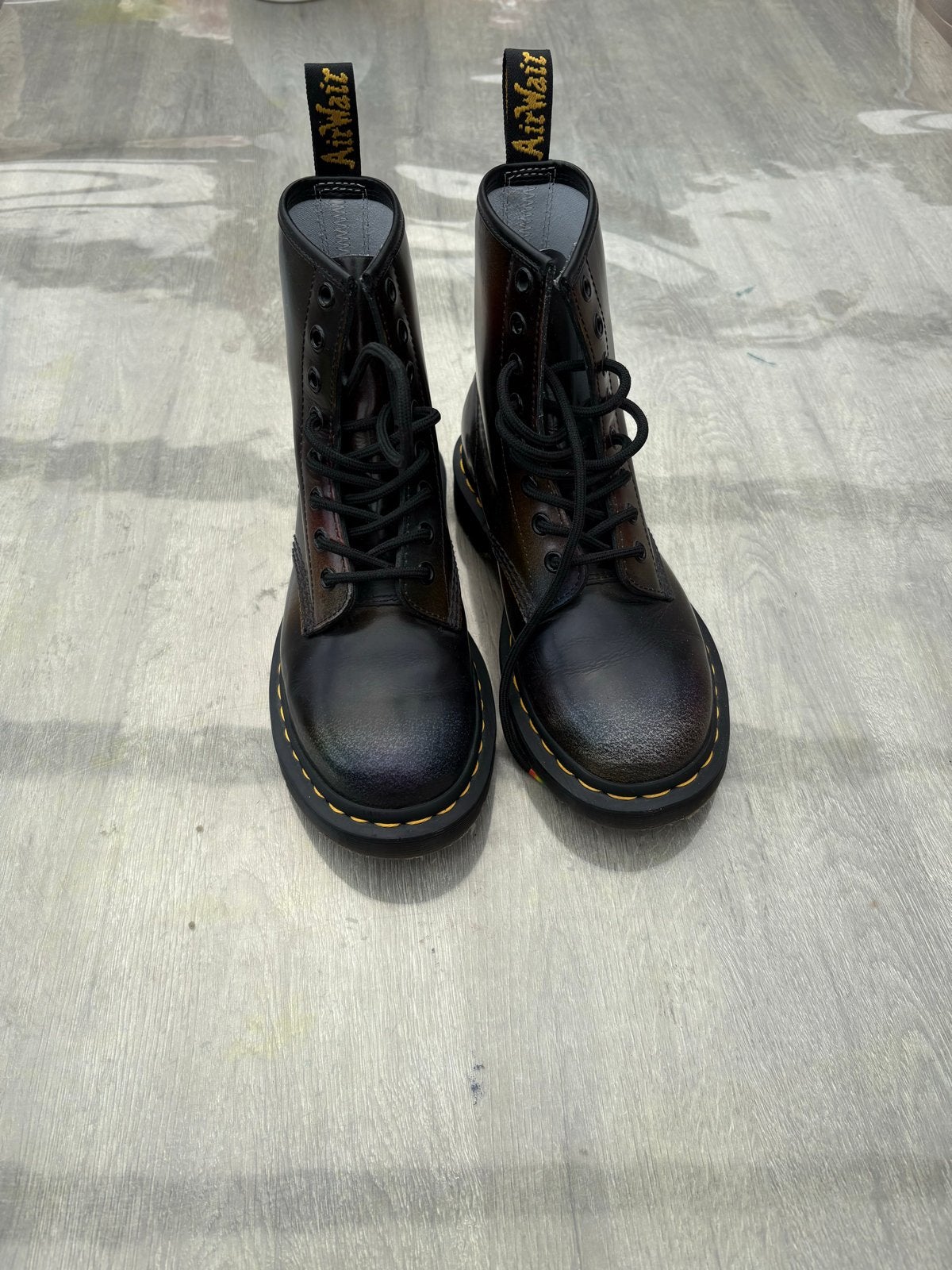 Dr. Martens 1460 Iridescent Glitter Laarzen Maat 36, Kleding | Dames, Schoenen, Ophalen of Verzenden, Zo goed als nieuw, Overige kleuren
