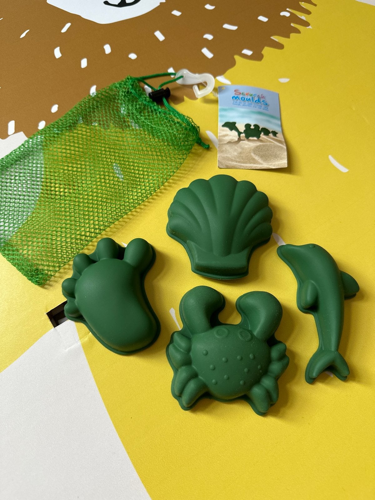 Scrunch zandvormpjes - Groen, Ophalen of Verzenden, Nieuw