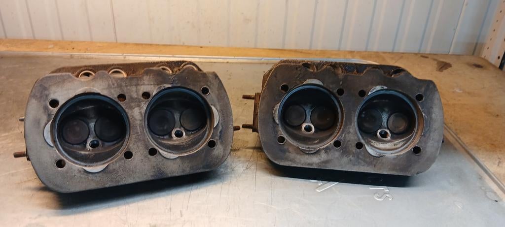 Cilinderkoppen 1600cc VW Kever/Bus Luchtgekoeld, Auto-onderdelen, Motor en Toebehoren, Ophalen, Gebruikt, Volkswagen