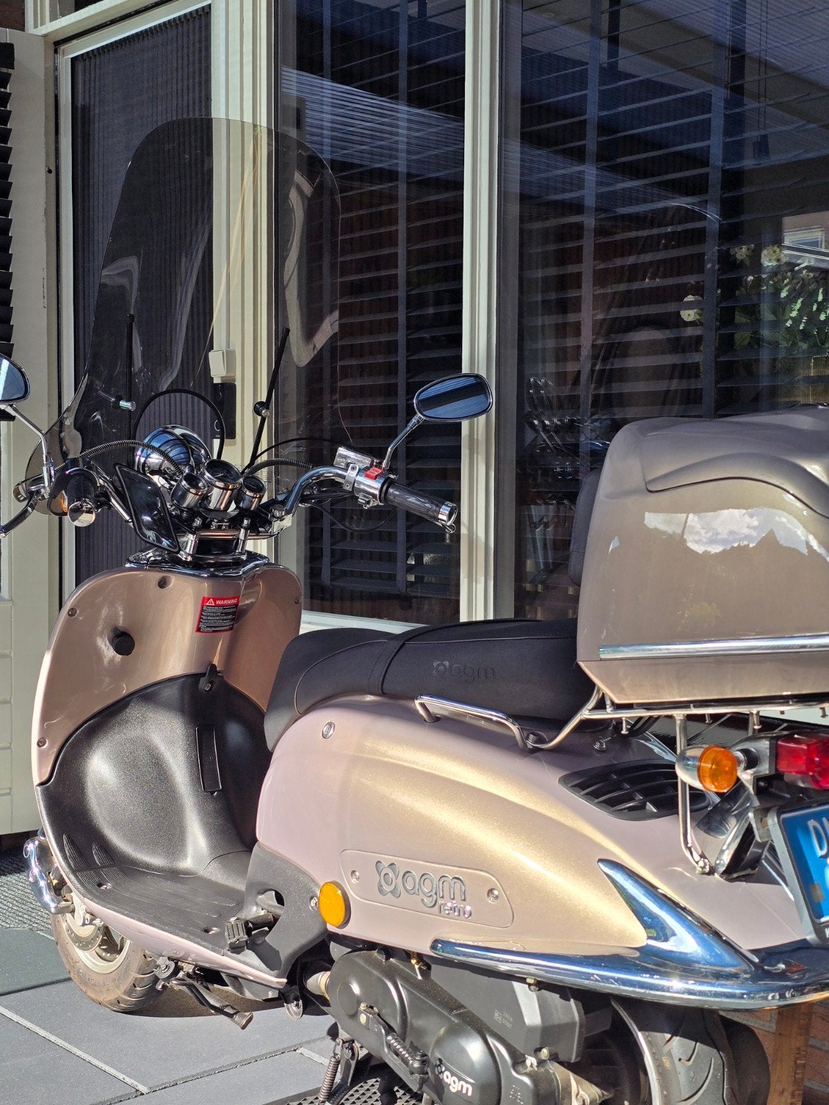 agm retro scooter 2017 zo goed als nieuw, Ophalen, Zo goed als nieuw, Benzine, Overige merken
