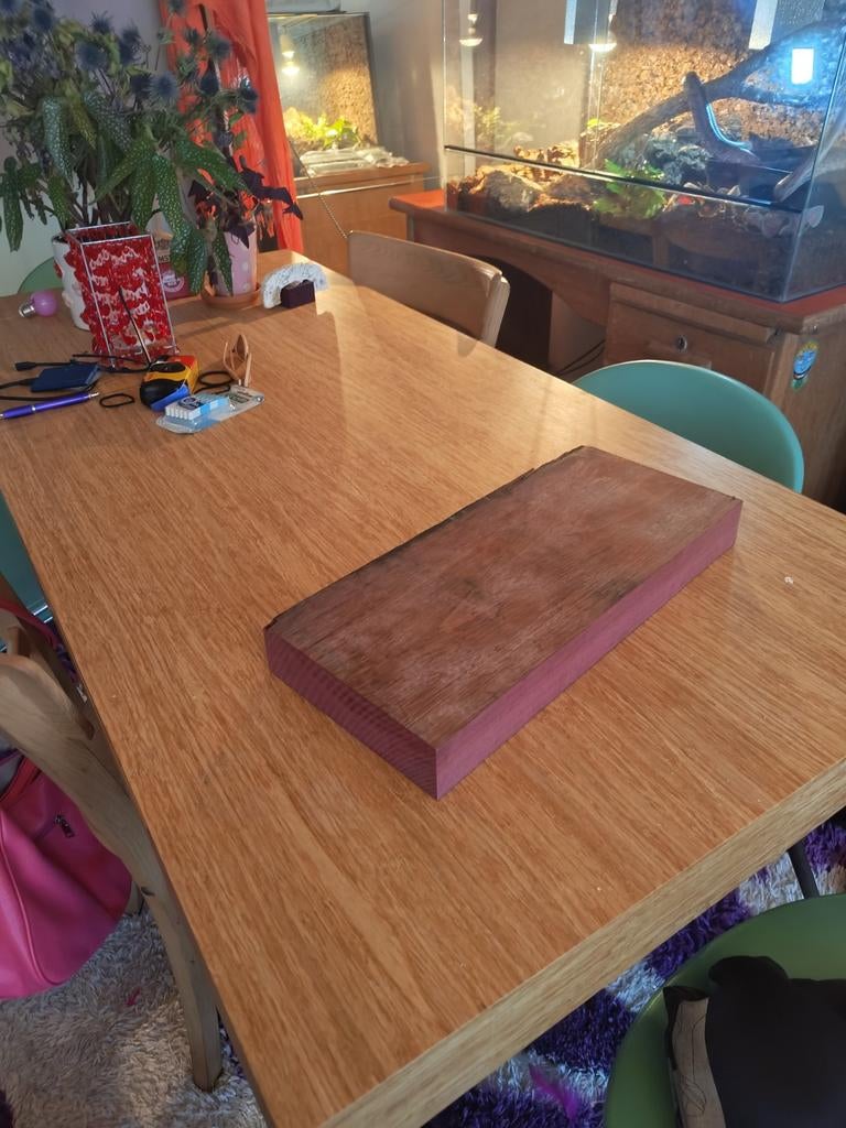 Purperhart hout, 2 duim dik, Ophalen, Gebruikt, Plank, Minder dan 200 cm