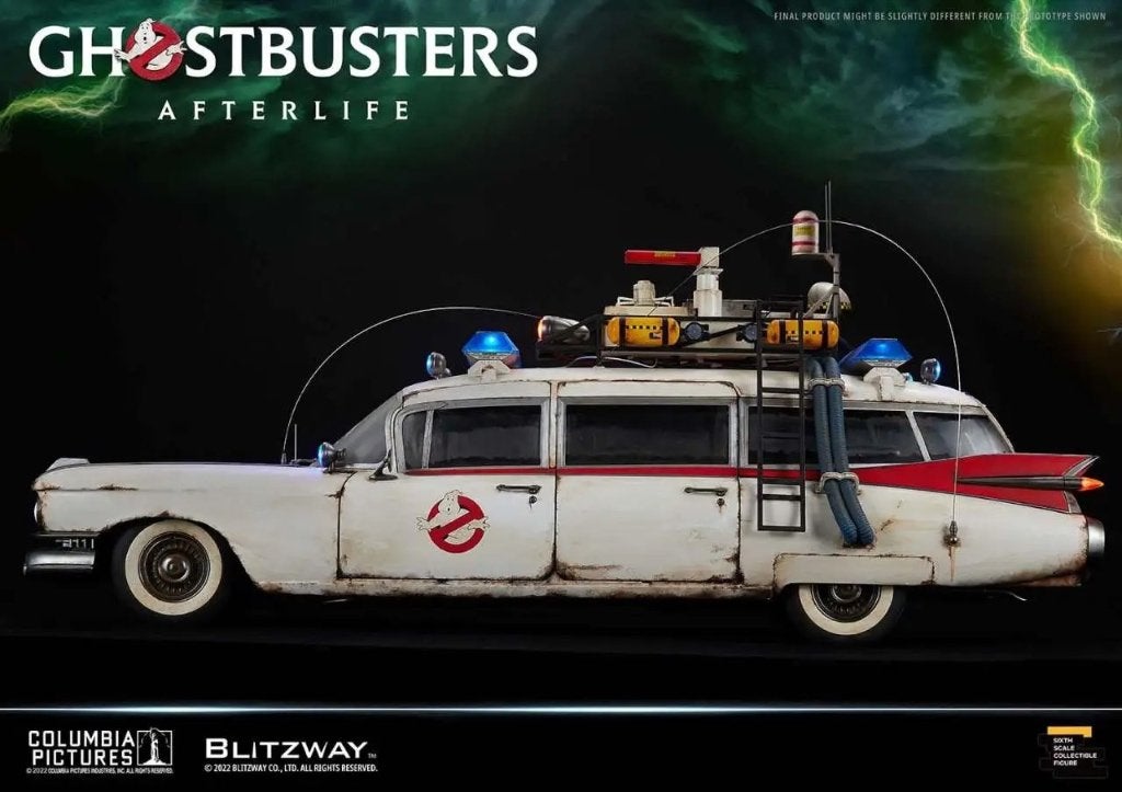 Ghostbuster Ecto-1 Afterlife 1/6 Replica BLITZWAY, Verzamelen, Blitzway, Beeldje, Replica of Model, Nieuw, Ophalen of Verzenden