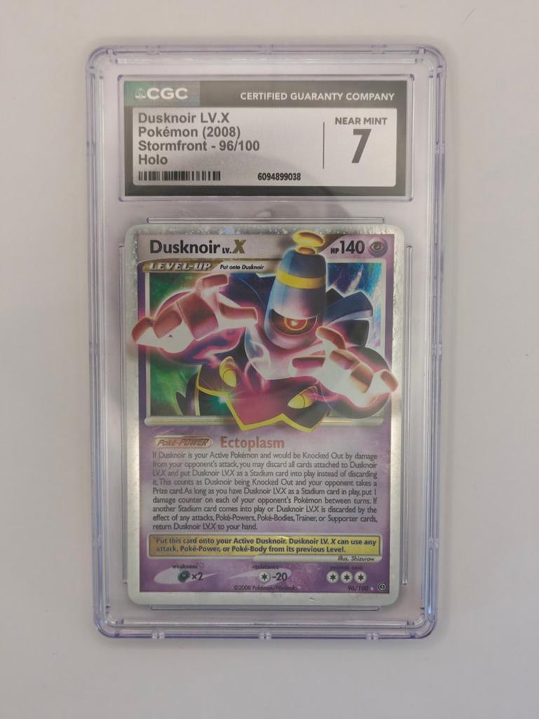 Dusknoir LV.X Pokémon Kaart (2008) Stormfront Holo CGC 7, Ophalen of Verzenden, Zo goed als nieuw, Losse kaart, Foil