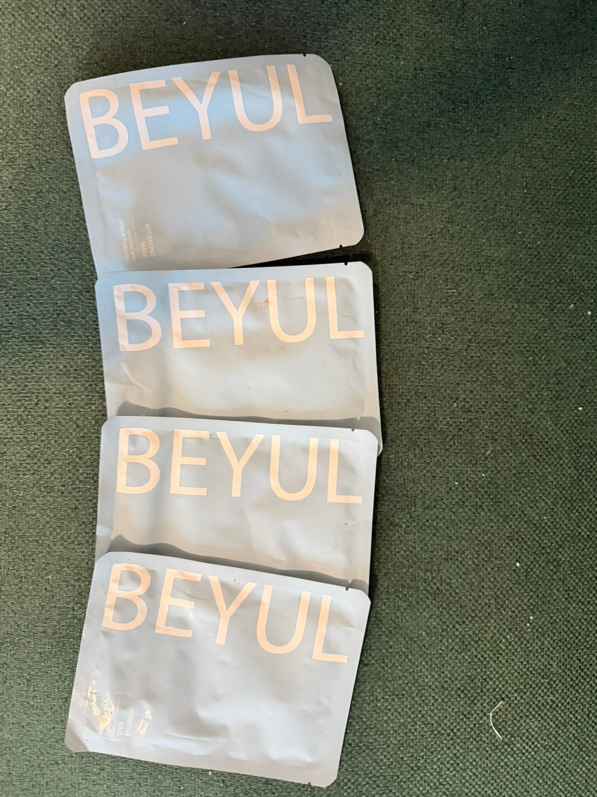 BEYUL Hydrating Face Masks – 4 Pack, Ophalen of Verzenden, Zo goed als nieuw