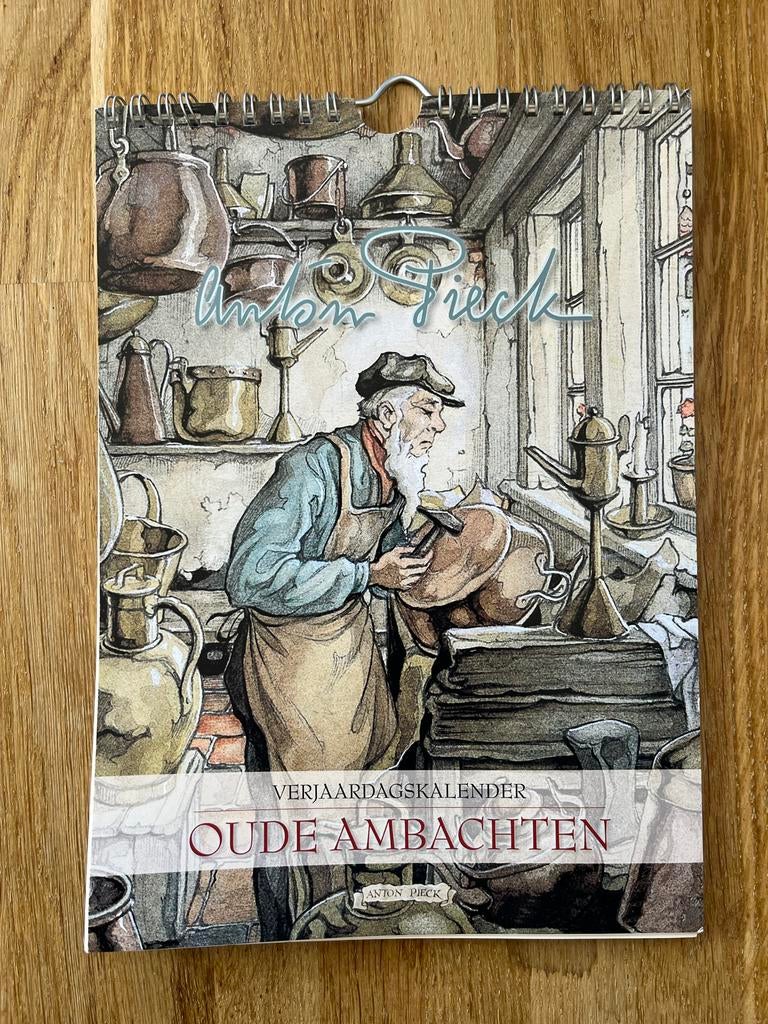Verjaardagskalender Anton Pieck - oude ambachten, Diversen, Kalenders, Ophalen, Maandkalender, Nieuw