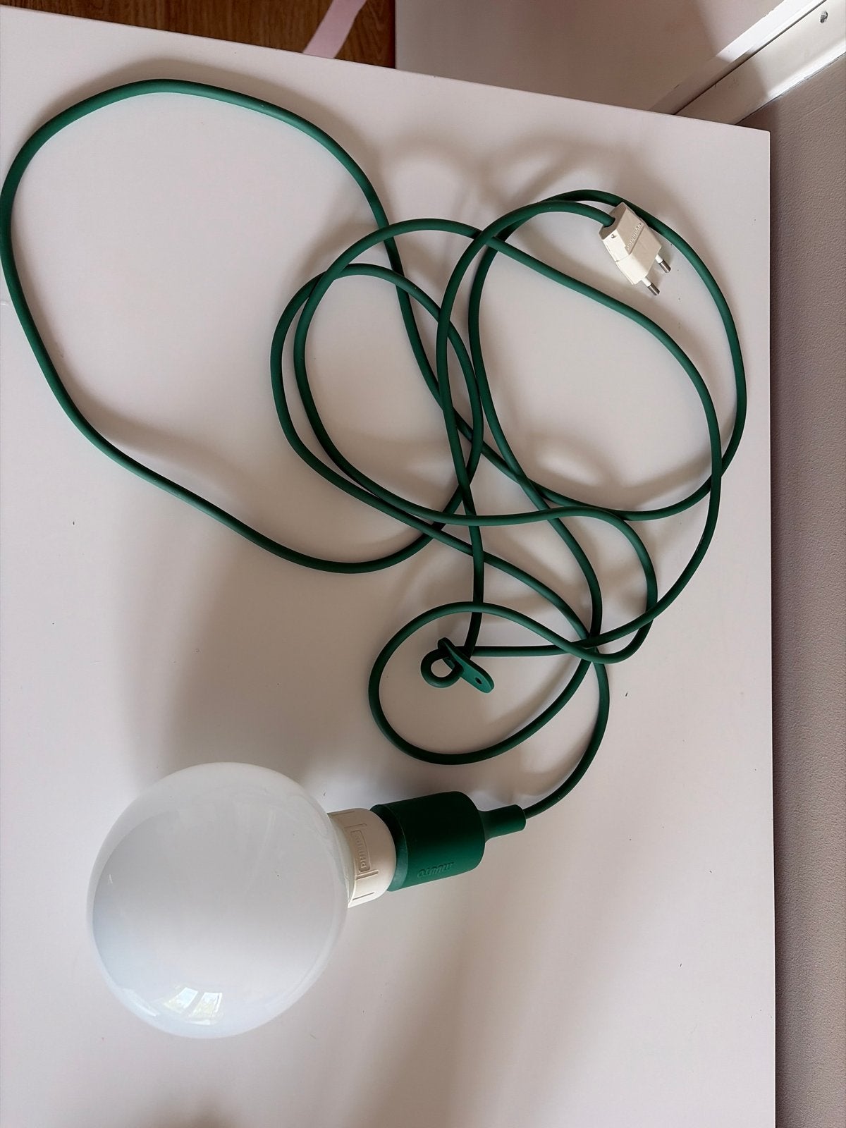 Muuto E27 hanglamp groen, Overige merken, Kunststof, Zo goed als nieuw, Groen