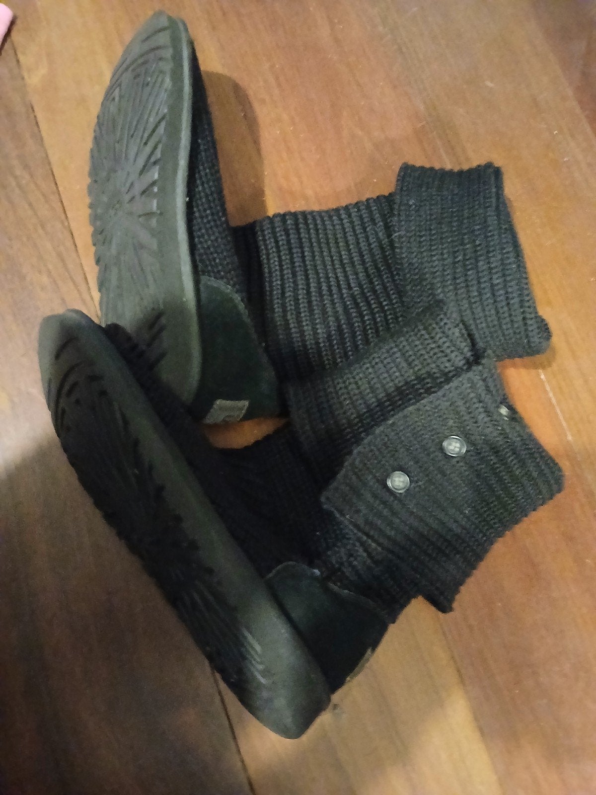 Ugg claasic Argyle Knit laarzen maat 40, Ophalen of Verzenden, Zo goed als nieuw, Zwart, Hoge laarzen