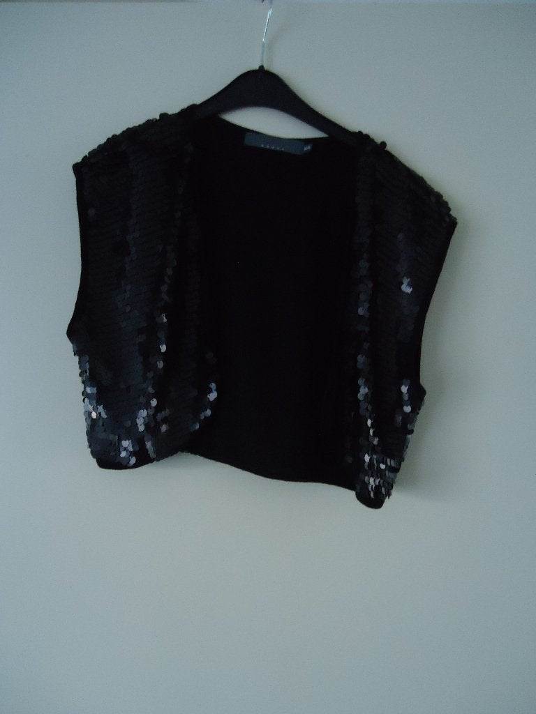nieuwe pailletten vestje/bolero zwart, Kleding | Dames, Overige typen, Zwart, Maat 46/48 (XL) of groter, Nieuw