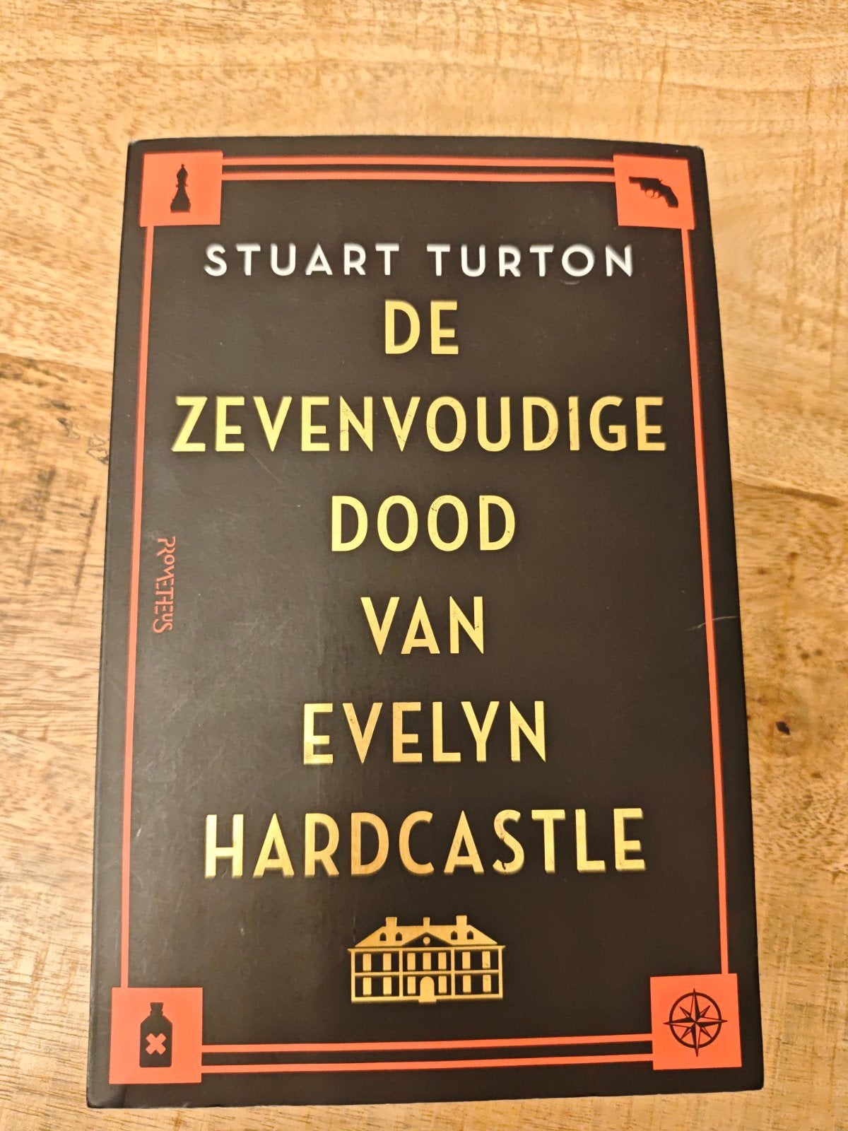 De Zevenvoudige Dood van Evelyn Hardcastle - Stuart Turton, Ophalen of Verzenden, Gelezen, Stuart Turton