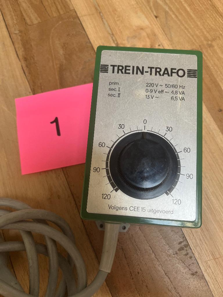 Trein-trafo's, Hobby en Vrije tijd, Modeltreinen | H0, Transformator of Voeding, Gebruikt, Gelijkstroom, Ophalen