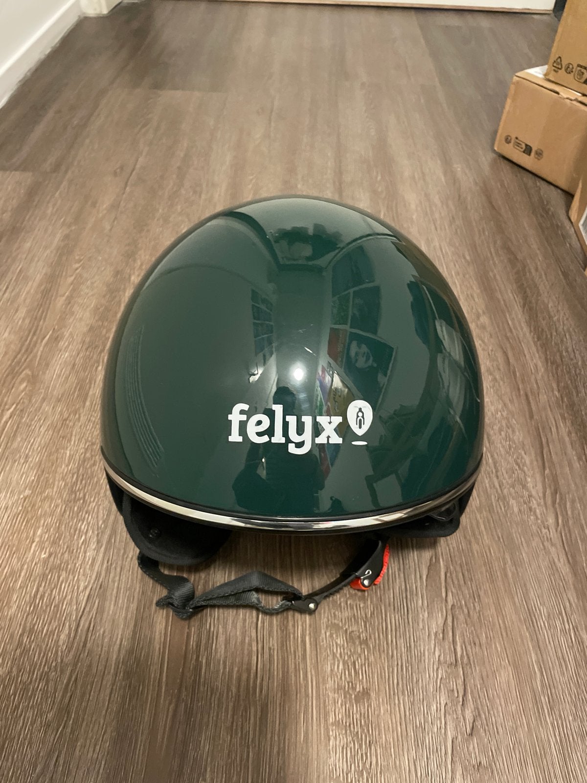 Felyx scooterhelm - Maat L - Zo goed als nieuw, Fietsen en Brommers, Ophalen, Zo goed als nieuw, Large