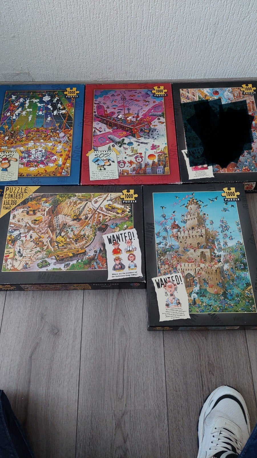 Sos/wanted puzzes 1000 stukjes, Ophalen of Verzenden, Zo goed als nieuw