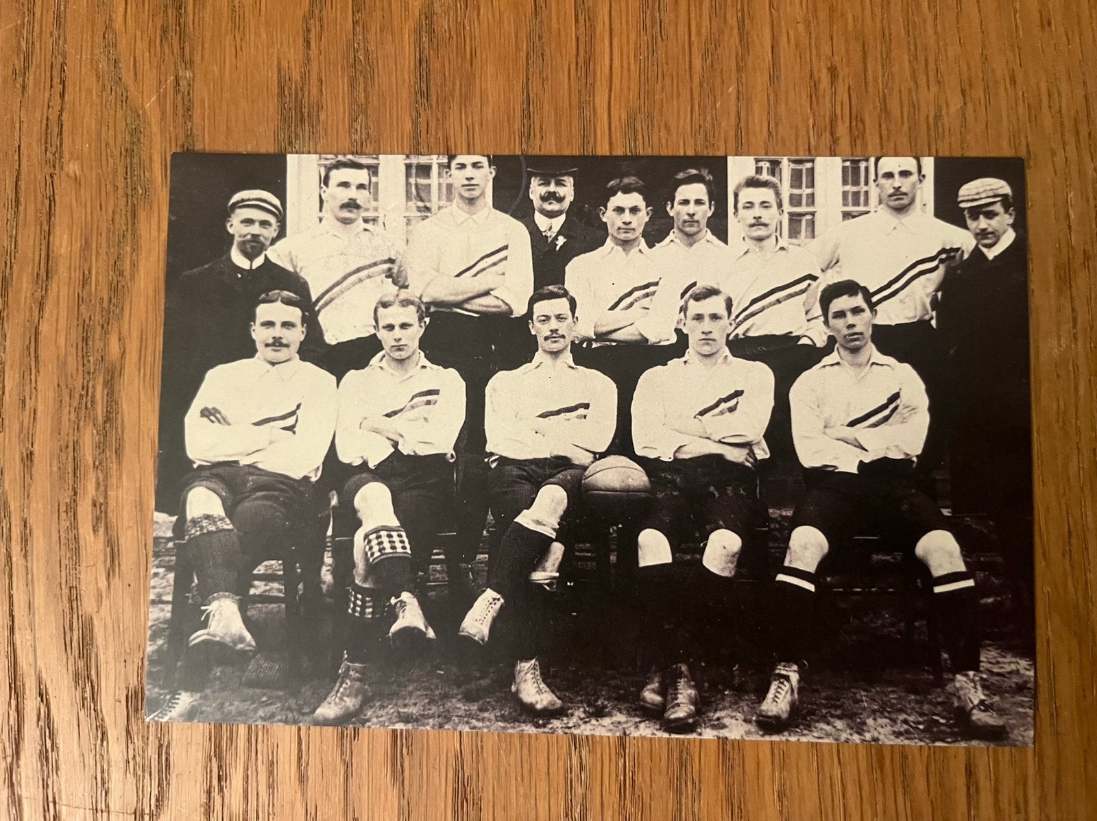 Oude elftalkaart Nederlands elftal, 1905, knvb, Verzenden, Zo goed als nieuw, Overige binnenlandse clubs