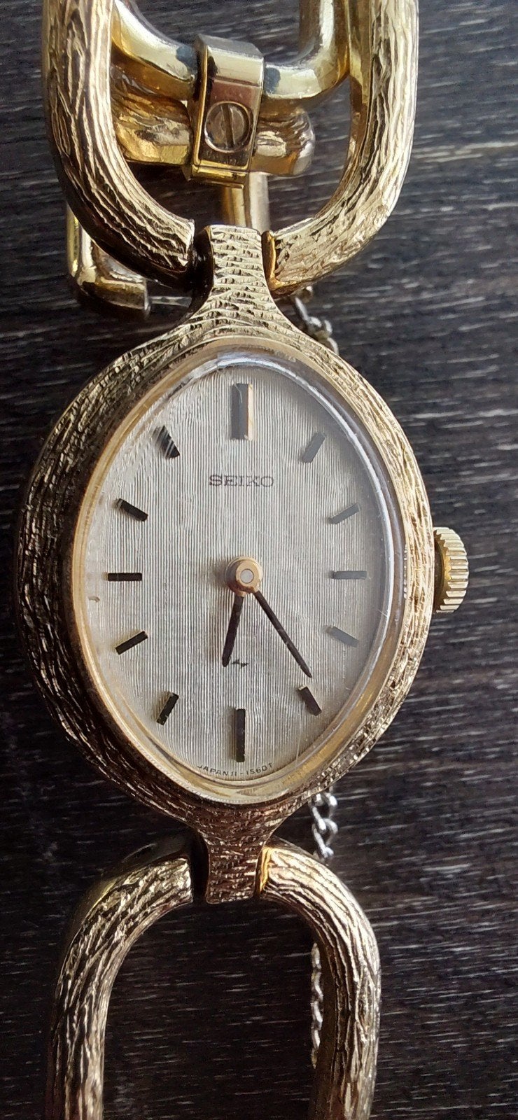 Vintage Seiko Dames Polshorloge - gold plated, Seiko, Polshorloge, Ophalen of Verzenden, Zo goed als nieuw