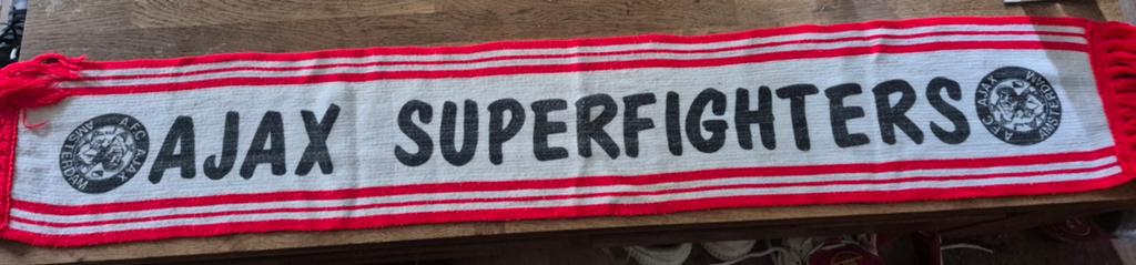 Ajax Superfighters Sjaal - Vintage Voetbal Fan Sjaal, Ophalen of Verzenden