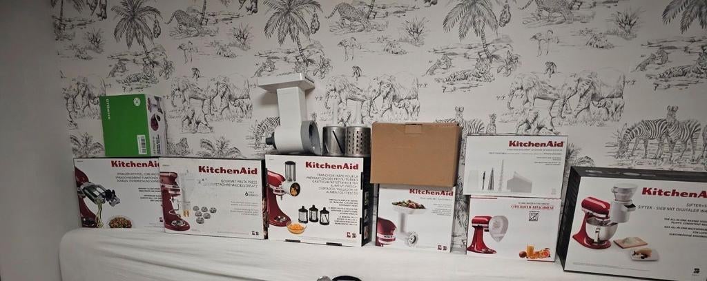 Kitchenaid Accesoires, Witgoed en Apparatuur, Keukenmixers, 4 liter of meer, Ophalen of Verzenden, 3 snelheden of meer