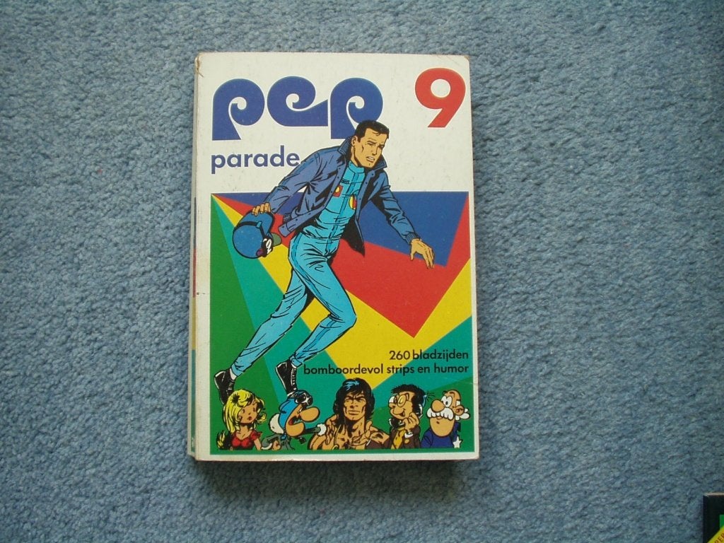 Pep parade nummer 9, rug niet heel mooi, 1973, Eén stripboek, Ophalen of Verzenden, Gelezen