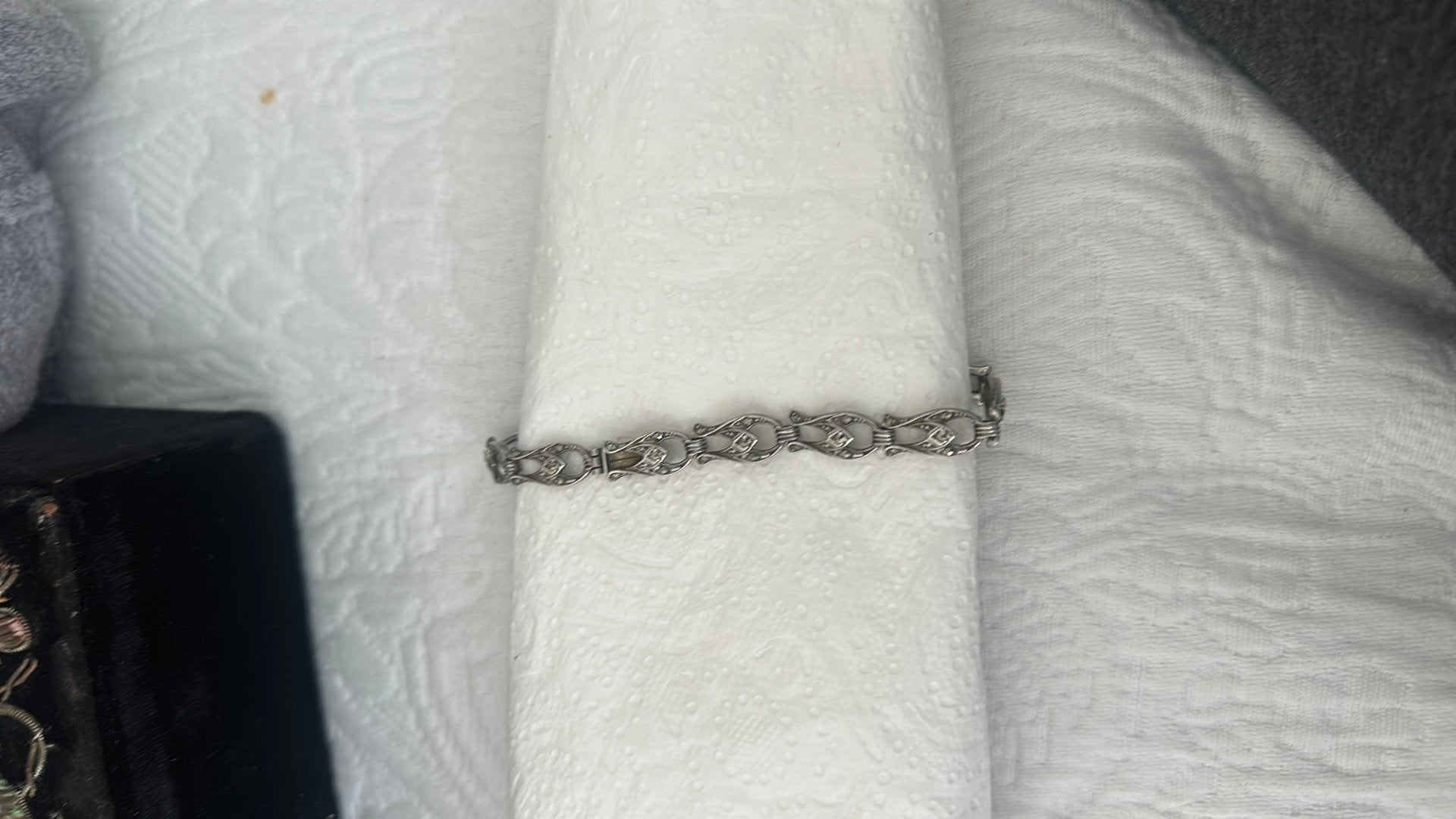 Zilveren armband 835, Ophalen of Verzenden, Zo goed als nieuw, 17 tot 18, Dame
