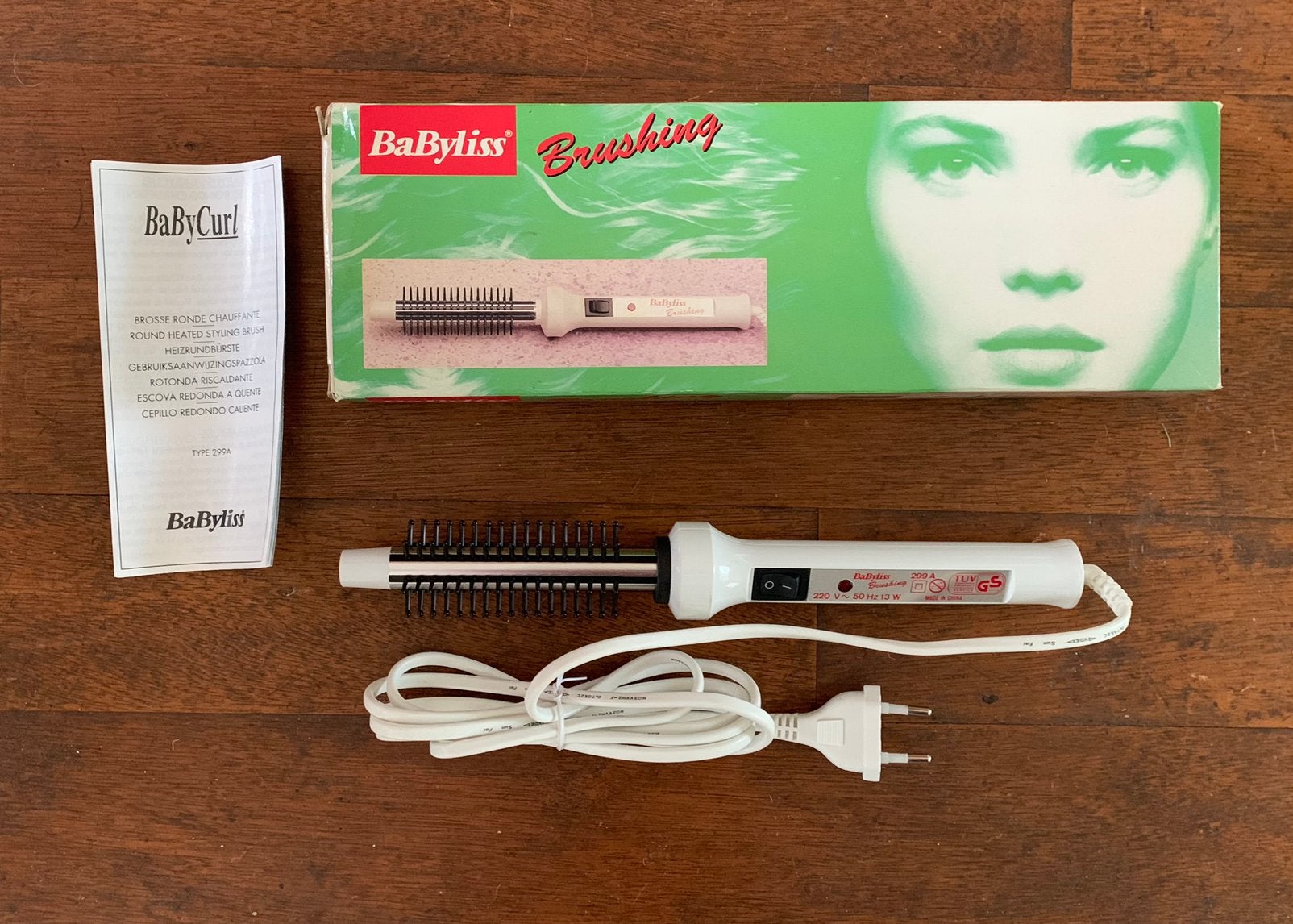 BaByliss BaByCurl Brushing Elektr Krulborstel ZoGoedAlsNieuw, Ophalen of Verzenden, Zo goed als nieuw, Krultang of Stijltang