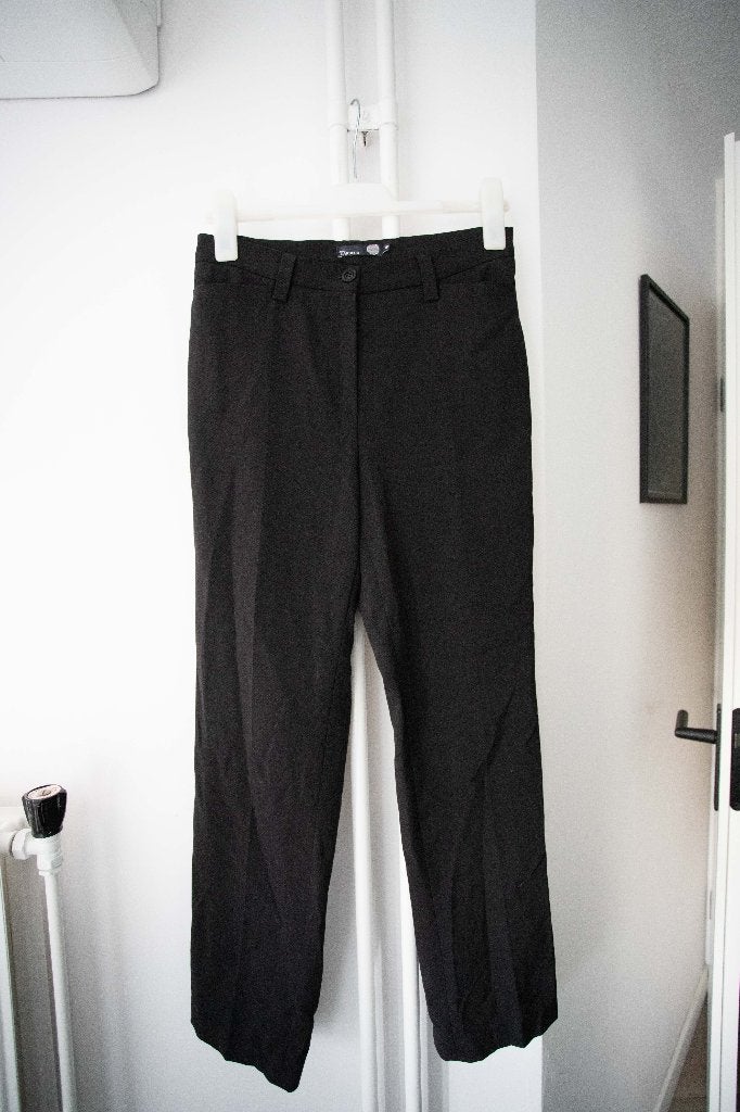 Zwarte pantalon Atelier Gardeur maat 36, Zwart, Maat 36 (S), Lang, Gedragen