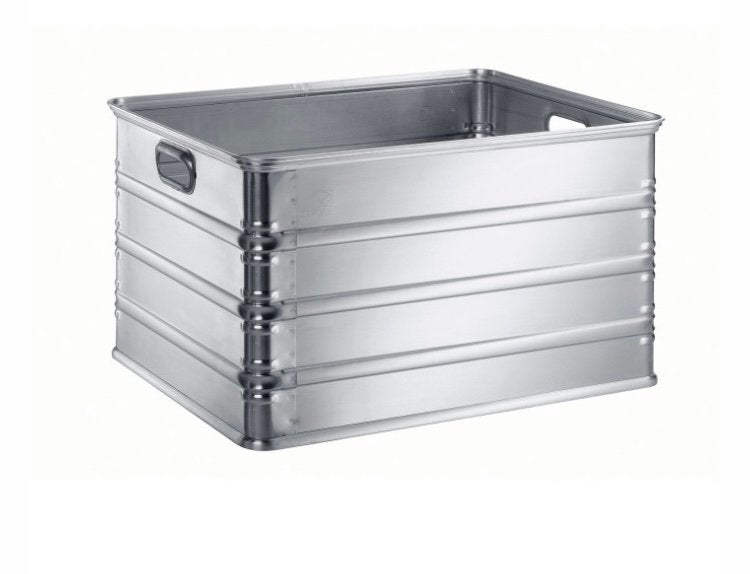 6 Zagres transport en opslag aluminium kisten bakken 155 L, Ophalen, Gebruikt, 40 tot 60 cm, 50 tot 75 cm