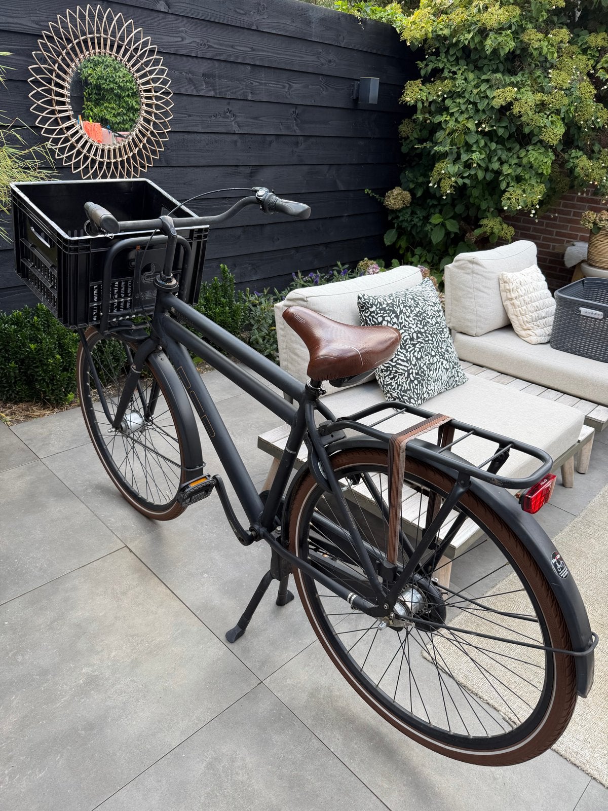 BSP Metropolis Premium stadsfiets met krat framemaat 50, Gebruikt, Versnellingen, Minder dan 49 cm, Ophalen