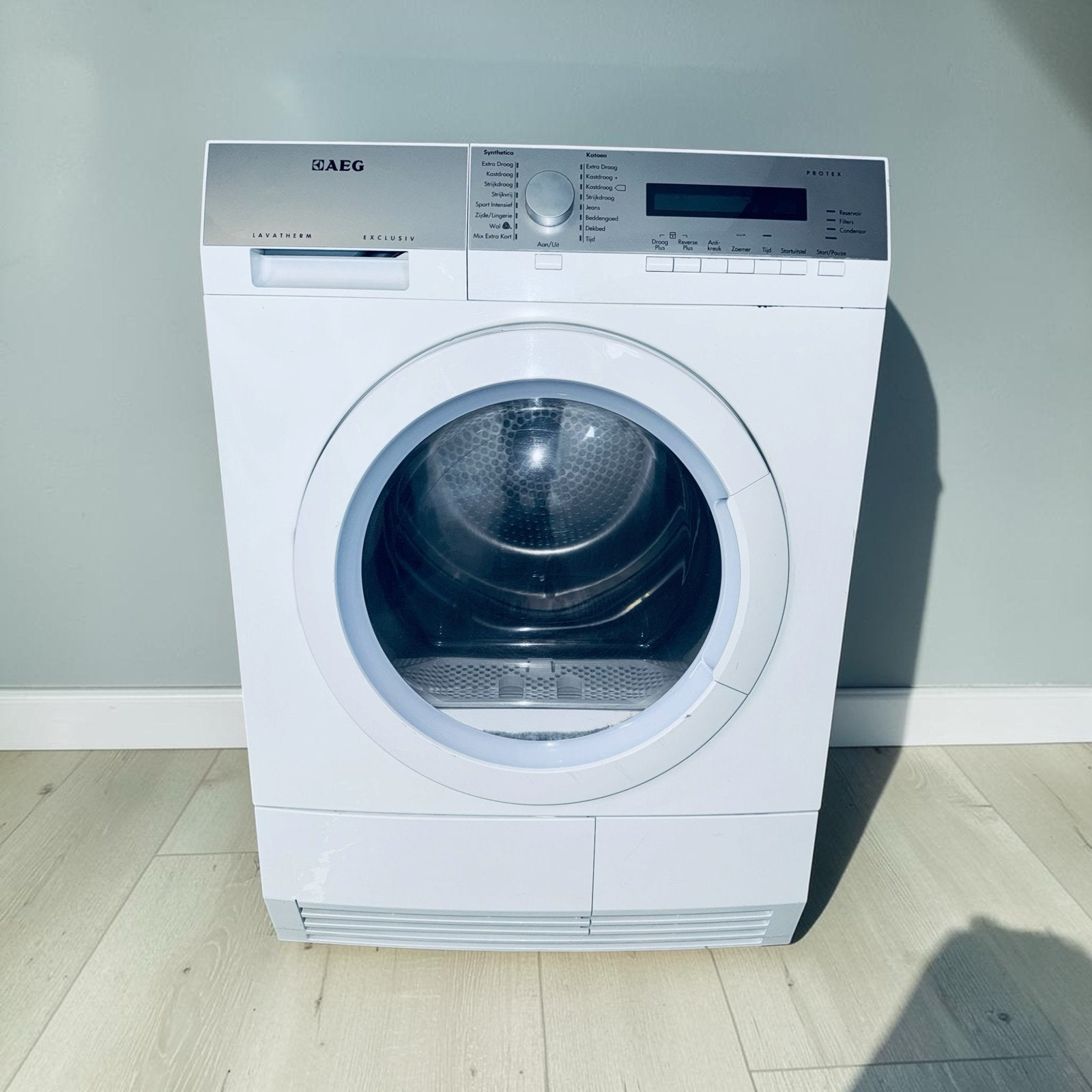 AEG Protex Warmtepomp Condensdroger A+++ 8Kg Refurbished, Witgoed en Apparatuur, Ophalen, Anti-kreukfase, 8 tot 10 kg, Zo goed als nieuw