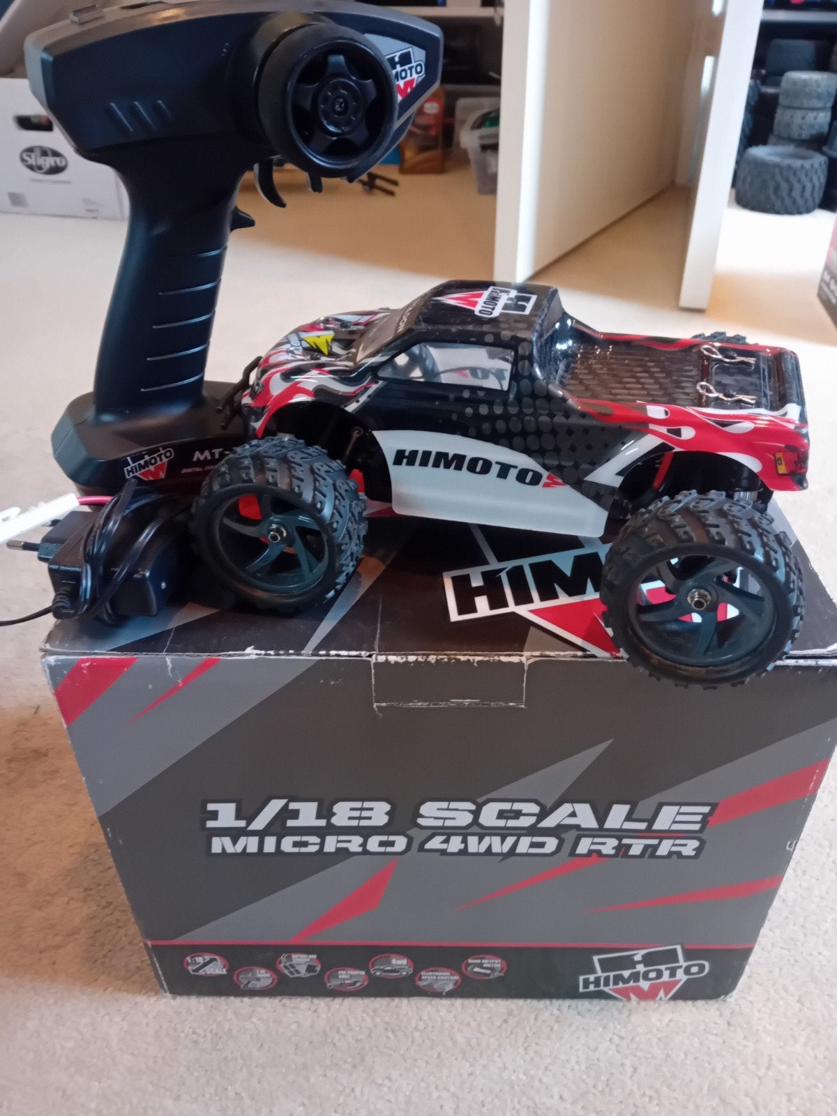 Himoto Mastodont 4x4 Micro RC auto - complete set, Overige merken, Auto, 1:32 tot 1:50, Ophalen of Verzenden