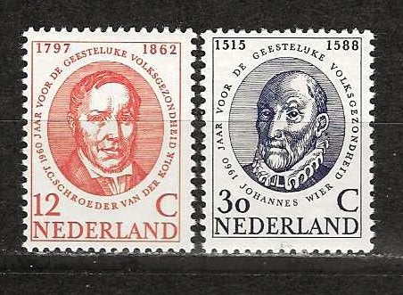 Nederland 743-744 postfris, Ophalen of Verzenden, Na 1940, Postfris